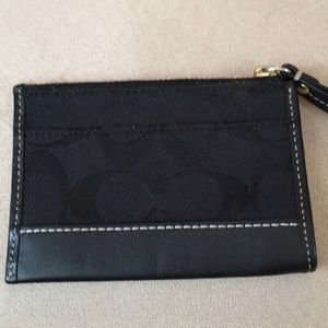 Coach Signature Keychain Cardholder/change Purse